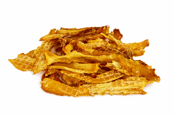 Crocodile Jerky Strips — dehydrated Australian crocodile jerky dog training treat, single ingredient